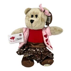 Starbucks Barista Teddy Bear plush 2011 Bearista Valentine's Day Love Letter B3